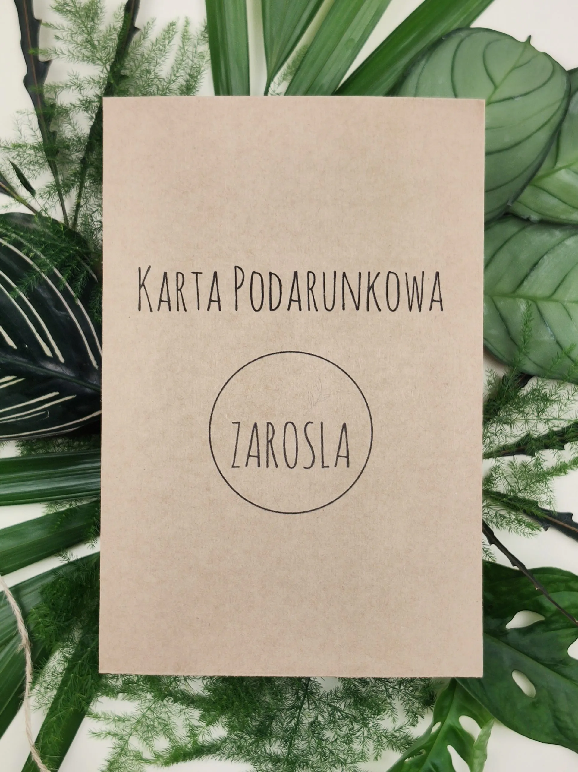 50 zł karta podarunkowa